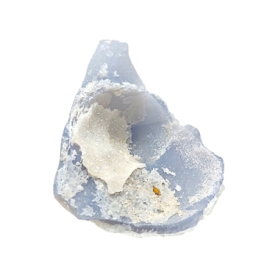 Красива Геода Сапфирин с Ефектно Искристализирали Калцитови Кристали