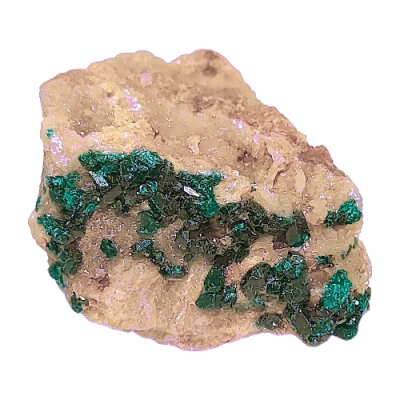 Диоптаз, Калцит