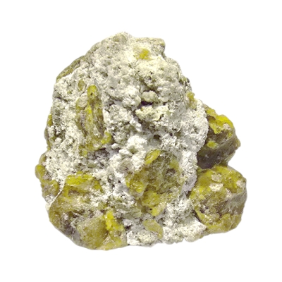 Везувианит с Воластонит и Калцит