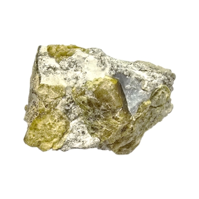 Везувианит с Воластонит и Калцит