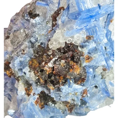 Гранат Алмандин всред Кианит, Дистен Друза