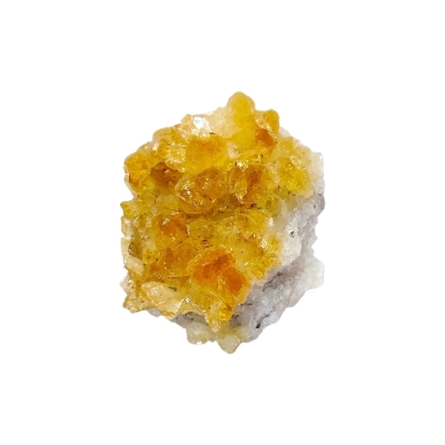 Друза Цитрин, Кварц, Хематит, Опал