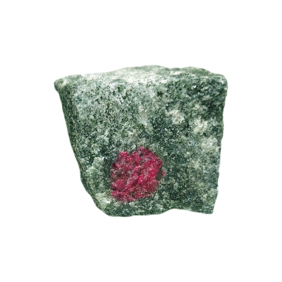 Едър Кристал Рубин в Цоизит, Аниолит