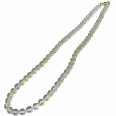 Колие Ангелска Аура Аква Кварц Гланц Топче 6 мм