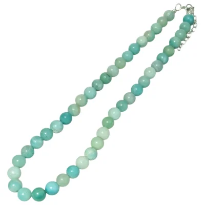 Колие Амазонит Топче 10 мм 