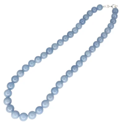 Колие Ангелит Топче 8 мм със Сребро 925