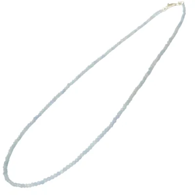 Колие Фасетиран Ангелит Топче 2 мм със Сребро 925