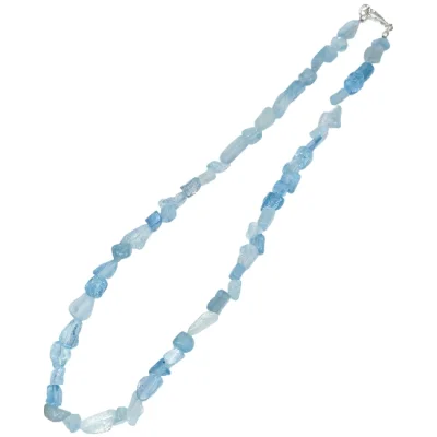 Колие Аквамарин със Сребро 925