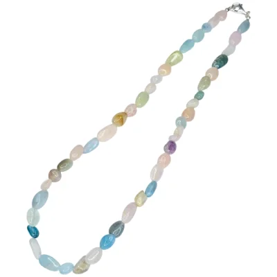 Колие Кунцит със Сребро 925