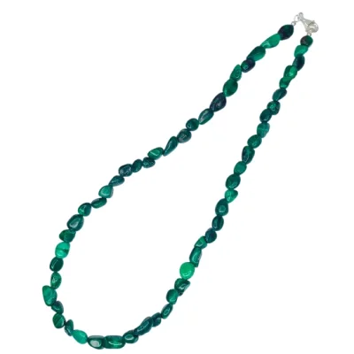 Колие Малахит Сребро 925