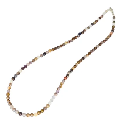 Колие Питерсит Топче 4 мм със Сребро 925