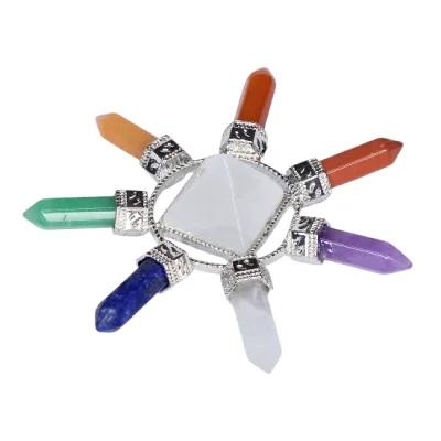 Енергизатор за Дома и Пространството с Кристали за 7-те Чакри и Пирамида от Планински Кристал