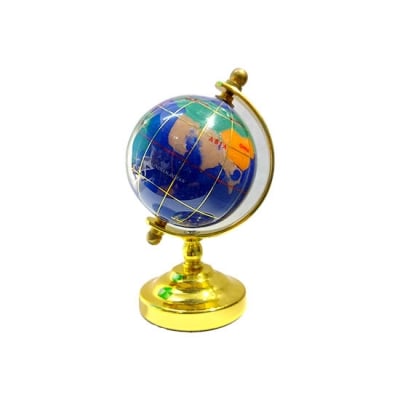 Глобус от полускъпоценни минерали - Модел 2