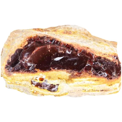 Мексикански Огнен Опал на Скала Риолит- тип "Кантера Опал"