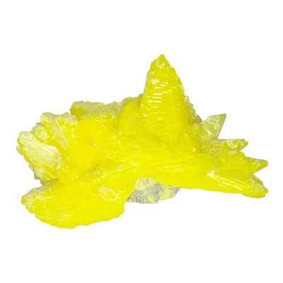 Друза от Едри Кристали Сублимационна Самородна Сяра