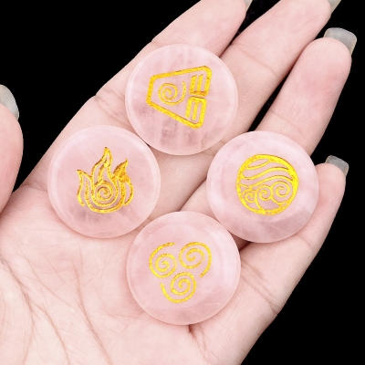 Амулет от Розов Кварц за Управление на Стихиите и Елементите