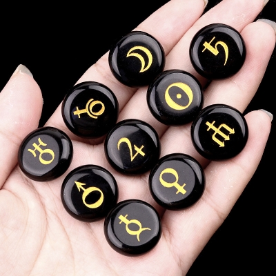 Амулет от Оникс с Планетарни Символи