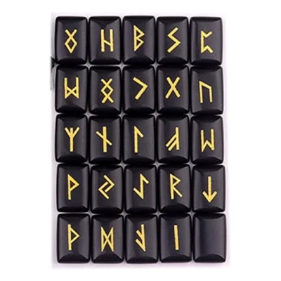 Руни от Оникс за Защита и Гадаене 25 бр.