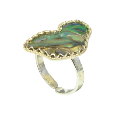 Пръстен Абалон със Сребро 925 