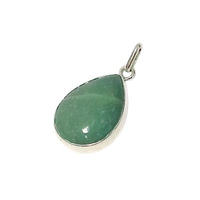 Медальон Авантюрин със Сребро 925