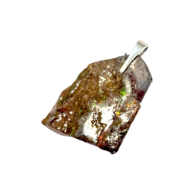 Медальон Амолит със Сребро 925 