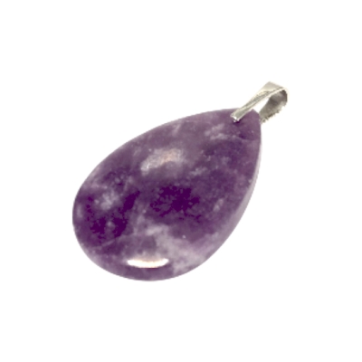 Медальон Лепидолит със Сребро 925 