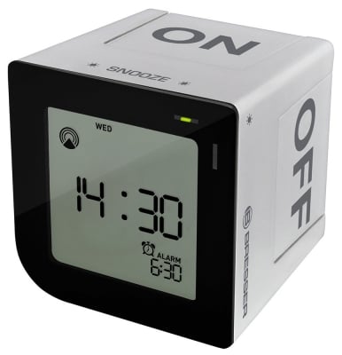 Настолен будилник Bresser FlipMe Alarm Clock, сребрист