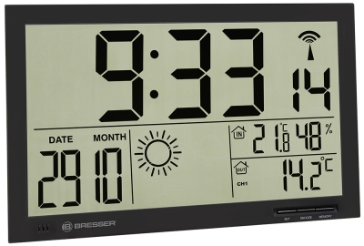 Стенен часовник Bresser MyTime Jumbo LCD