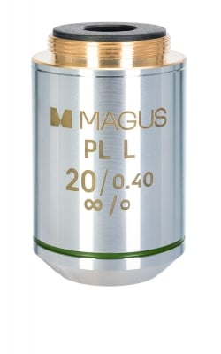 Обектив MAGUS 20PLL 20х/0,40 Plan L WD 8,80 mm