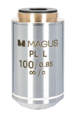 Обектив MAGUS 100PLL 100х/0,85 Plan L WD 0,40 mm