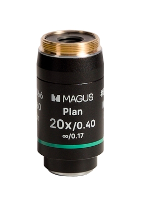 Обектив MAGUS 20PL60 Plan 20х/0,40 ∞/0,17 H 60 mm