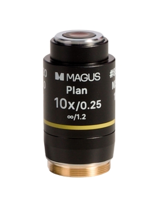 Обектив MAGUS 10PL60V Plan 10х/0,25 ∞/1,2 H 60 mm