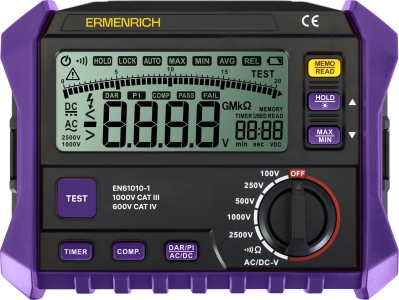 Тестер на изолацията Ermenrich Ping ET50