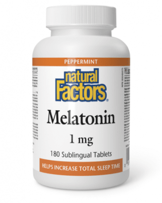 МЕЛАТОНИН сублингвални таблетки 1 мг * 180 НАТУРАЛ ФАКТОРС