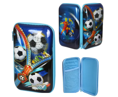 3D Несесер с твърд панел - футбол 