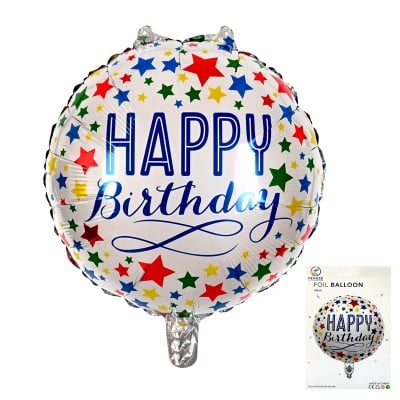 Балон Happy Birthday /фолио/ - 45 см 