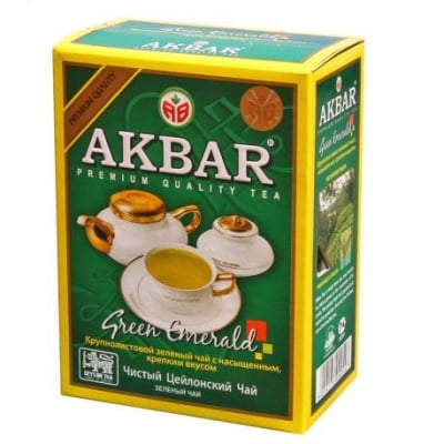 ЧАЙ ЗЕЛЕН ИЗУМРУД АКБАР - насипен 100 гр., AKBAR