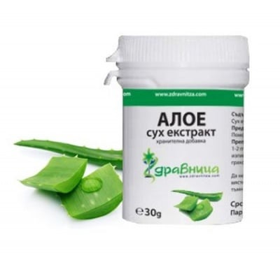 АЛОЕ СУХ ЕКСТРАКТ - 30 гр., ЗДРАВНИЦА