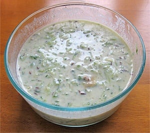 Райти (салати с кисело мляко)