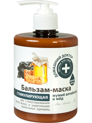 СТИМУЛИРАЩА БАЛСАМ - МАСКА с алтайско мумио и екстракт от мед - 500 мл