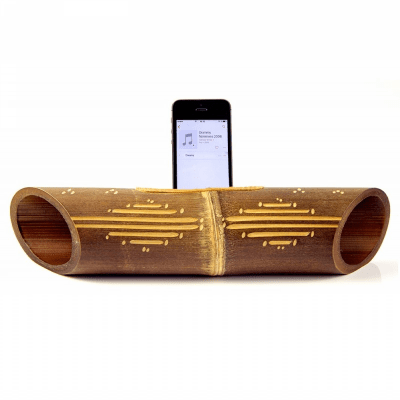 Bamboofon - натурална колонка за телефон - без зареждане