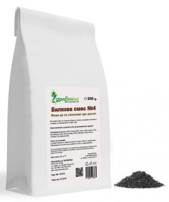 БИЛКОВА СМЕС № 4 ПРИ ЦИСТИТ  - 200 гр., ЗДРАВНИЦА