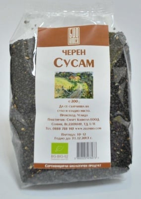 БИО СУСАМ ЧЕРЕН 200 гр., БИО КЛАСА