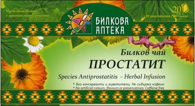 ПРОСТАТИТ - билков чай, филтър 20 пакетчета, BIOHERBA HEALTH CARE