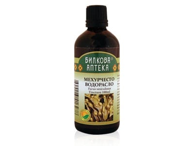 ТИНКТУРА МЕХУРЧЕСТО ВОДОРАСЛО - регулира обмяната на веществата, течна форма х 100 мл., BIOHERBA HEALTH CARE