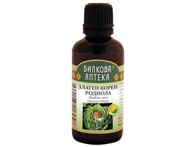 ТИНКТУРА ЗЛАТЕН КОРЕН РОДИОЛА - усилва потентността,подмладява, укрепва и тонизира, течна форма х 50 мл., BIOHERBA HEALTH CARE