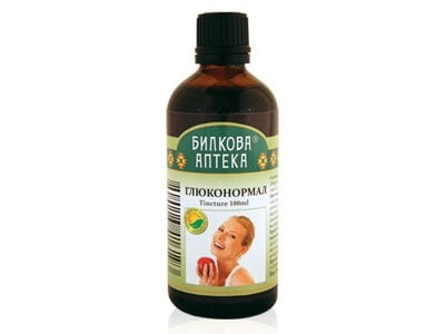 ТИНКТУРА ГЛЮКОНОРМАЛ - при диабет, течна форма х 100 мл., BIOHERBA HEALTH CARE