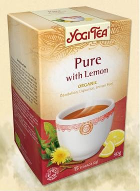 ЙОГИ ЧАЙ ДЕТОКС С ЛИМОН - х 15 броя филтърни пакетчета, YOGI TEA