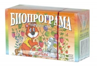 ЧАЙ ХАЙДЕ ТРАПЕЗЕН - х 20 броя филтърни пакетчета, БИОПРОГРАМА