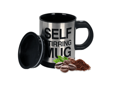 Саморазбъркваща се термо чаша на батерии, 400 мл.